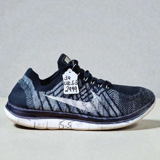 Nike Free 4.0 Flyknit (Euro 39/UK 5.5)